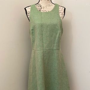 Green, Tweed Dress from Banana Republic